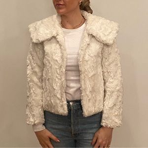 Alice & Olivia Faux Fur Jacket
